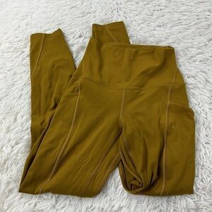 Lululemon Align High Rise Pant with Pockets 25" Gold Spice